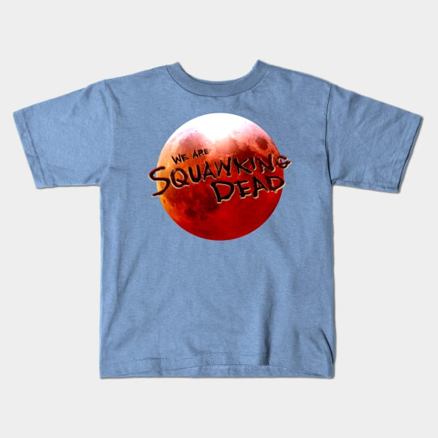 TWD Season 11C LOGO (dark) Kids T-Shirt by SQUAWKING DEAD